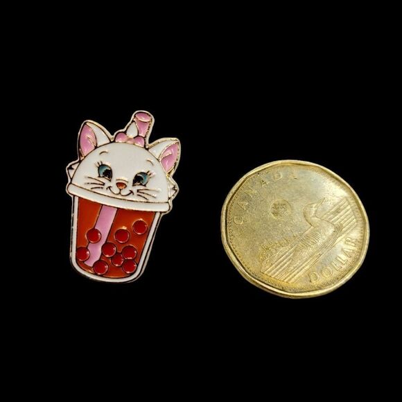 2/$20 Brand New Marie Bubble Tea Pin Brooch - Picture 3 of 3